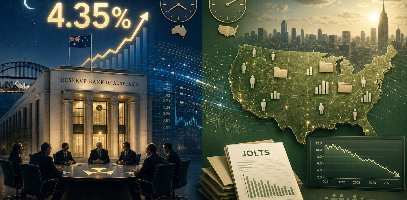 Amanhã destacamos RBA e JOLTS